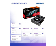 GIGABYTE Karta graficzna RX 6500XT EAGLE 4GB GDDR6 64bit DP/HDMI GV-R65XTEAGLE-4GD - 714836 - zdjęcie 12